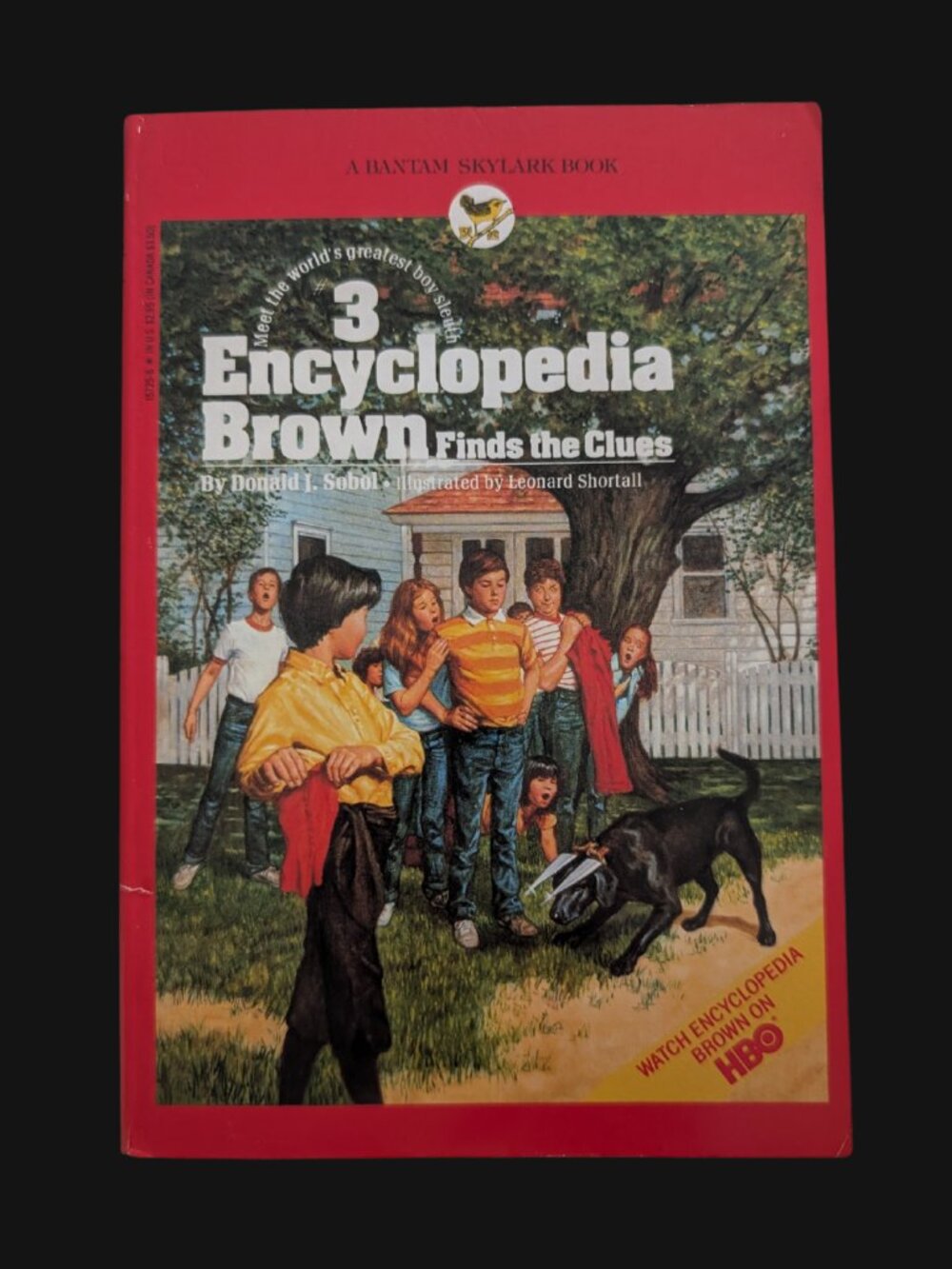 5/$20 Encyclopedia Brown #3 Finds the Clues Vintage 1982 Bantam Skylark